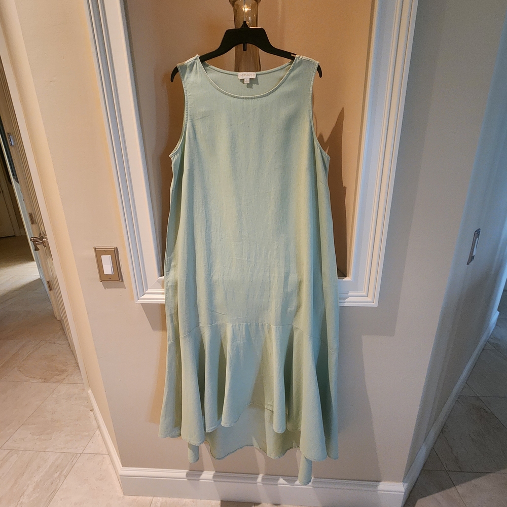 Cynthia Rowley Mint Green Sleeveless Maxi Dress